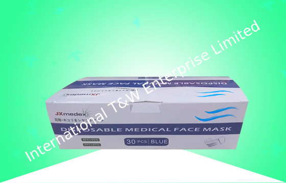 Un buen precio. Regalo amistoso de la caja de cartón de Eco que empaqueta para la máscara facial médica de Dispasable en línea