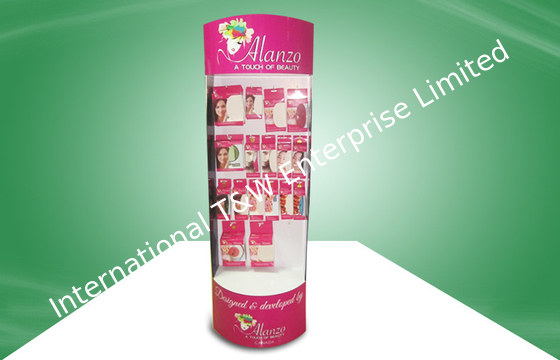 Un buen precio. Exhibición llamativa cosmética de la cartulina del POP en línea