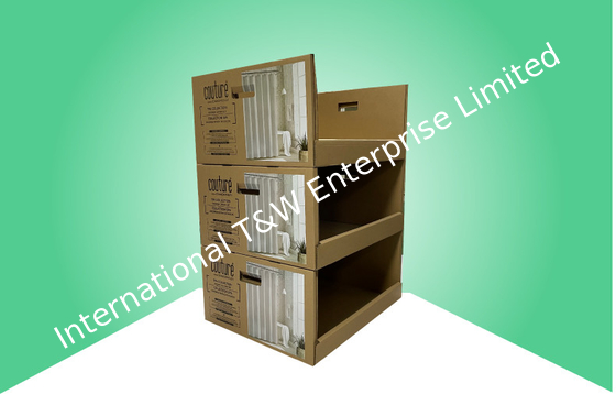 Costco Display Trays PDQ de doble pared para cortinas pesadas