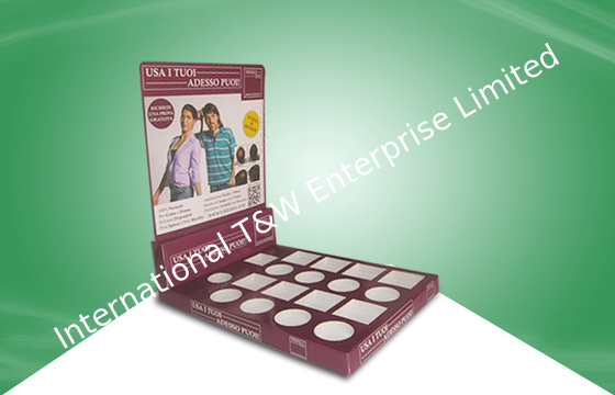 Un buen precio. Capa ULTRAVIOLETA reciclable de los estantes de exhibiciones del contador de la venta al por menor de la cartulina del POP en línea