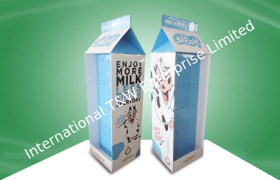 Un buen precio. Soportes de exhibición de piso de la cartulina de Walmart POP con los ganchos, plegables en línea